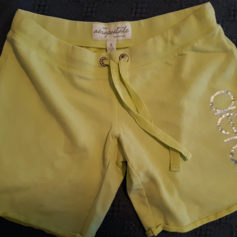 Neon Yellow Sweat Shorts